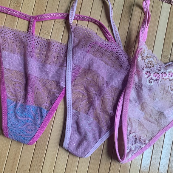 NEW Women’s 15 Pair Lace G-String Thong Set S/M - Picture 7 of 9